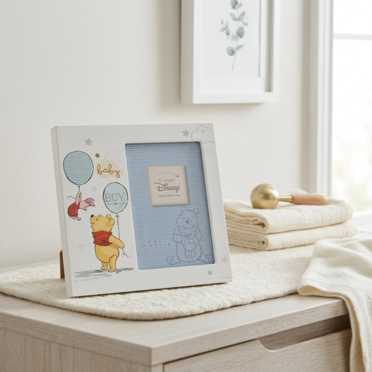 Disney Magical Beginnings Photo Frame 4x6" - Pooh (Baby Boy)