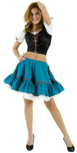 Beer Girl Fancy Dress Costume Size 8-10