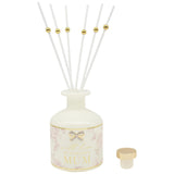 Fabulous Mum Floral Reed Diffuser with Encrusted Bow Embellishment