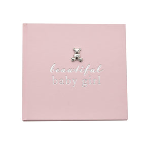 bambino photo album - holds 50 4"x6" - pink