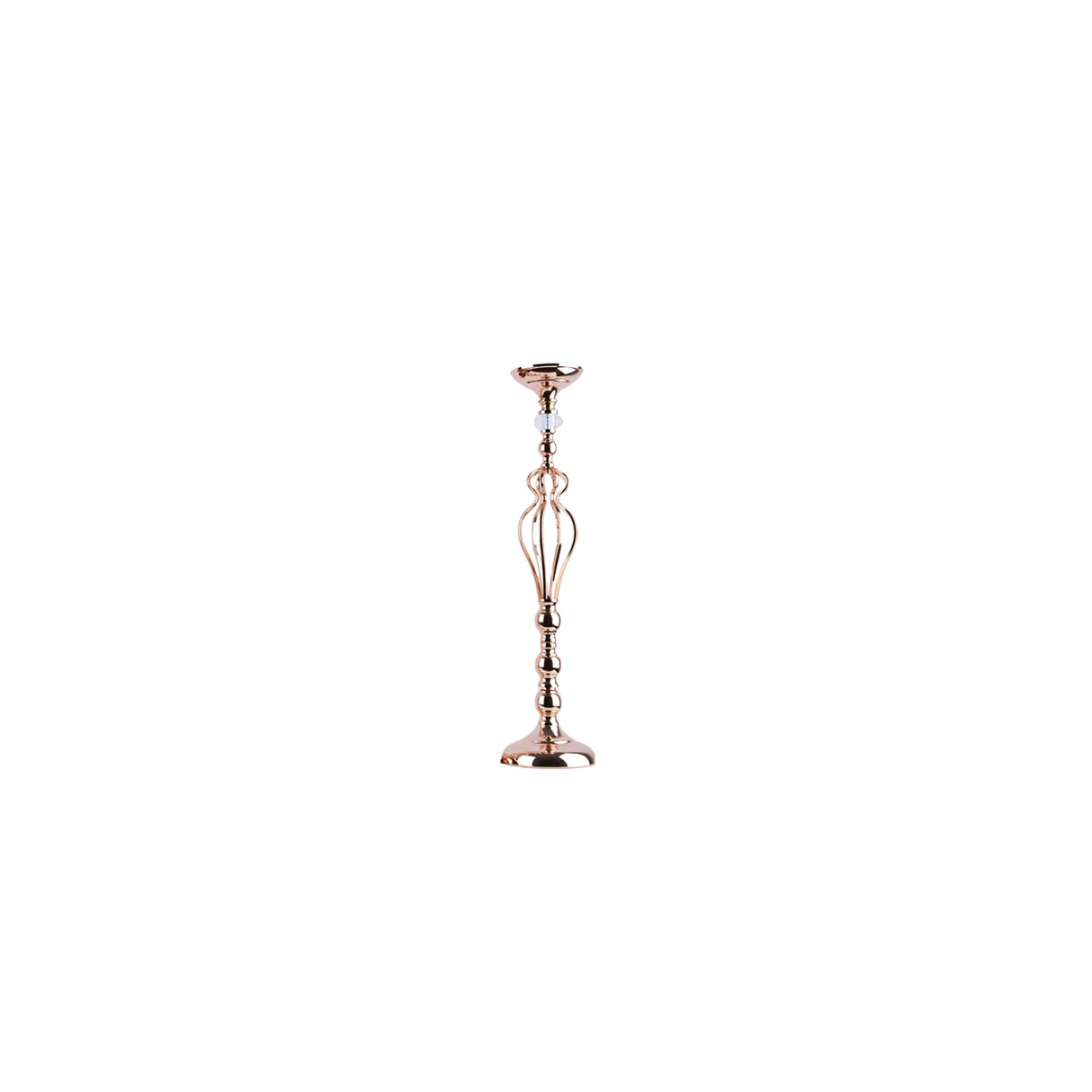 Rose Gold Metallic Candle / Floral Display Holder