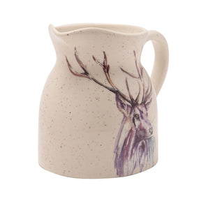 Meg Hawkins Ceramic Jug 18cm - Stag