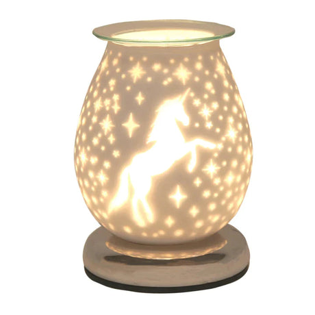 Aroma Electric Wax Melt Burner Touch - White Satin Unicorn