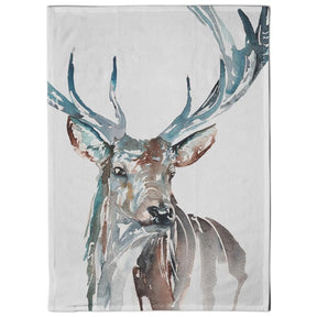Meg Hawkins Cotton Tea Towel - Stag