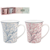 William Morris 2 Mugs Gift Set - Willow Bough Pastels