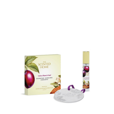 Ashleigh & Burwood Scented Home Hanging Ceramic & Refresher Spray - Seasonal Fragrances