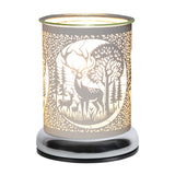 Aroma Electric Wax Melt Burner Touch - White & Gold Deer