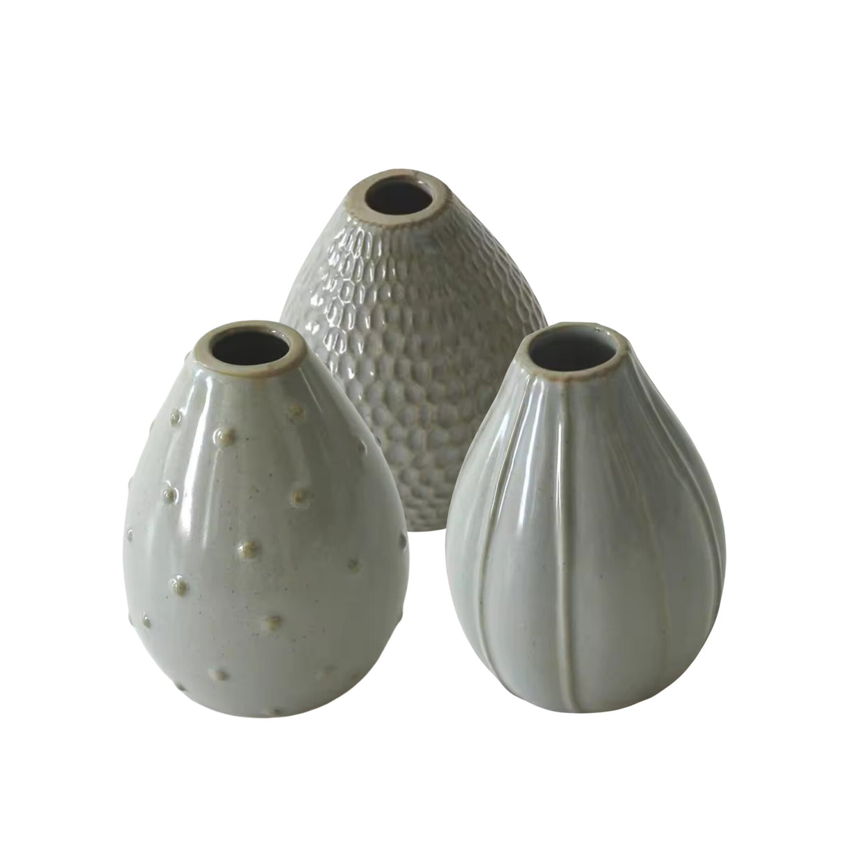 Woodside Home Living Small Rustic Ceramic Bud Vase - Various Designs