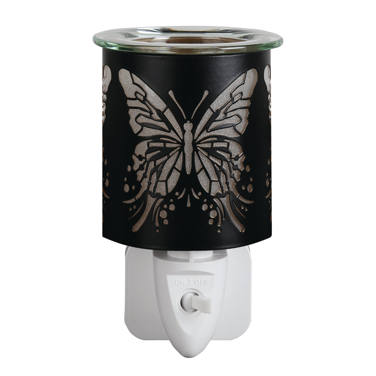 Aroma Electric Wax Melt Burner Plug In - Black Butterfly