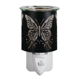 Aroma Electric Wax Melt Burner Plug In - Black Butterfly