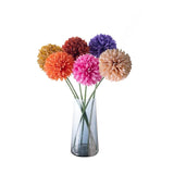 Woodside Home Living 6 Artificial Chrysanthemum Ball Flowers - Various Colours