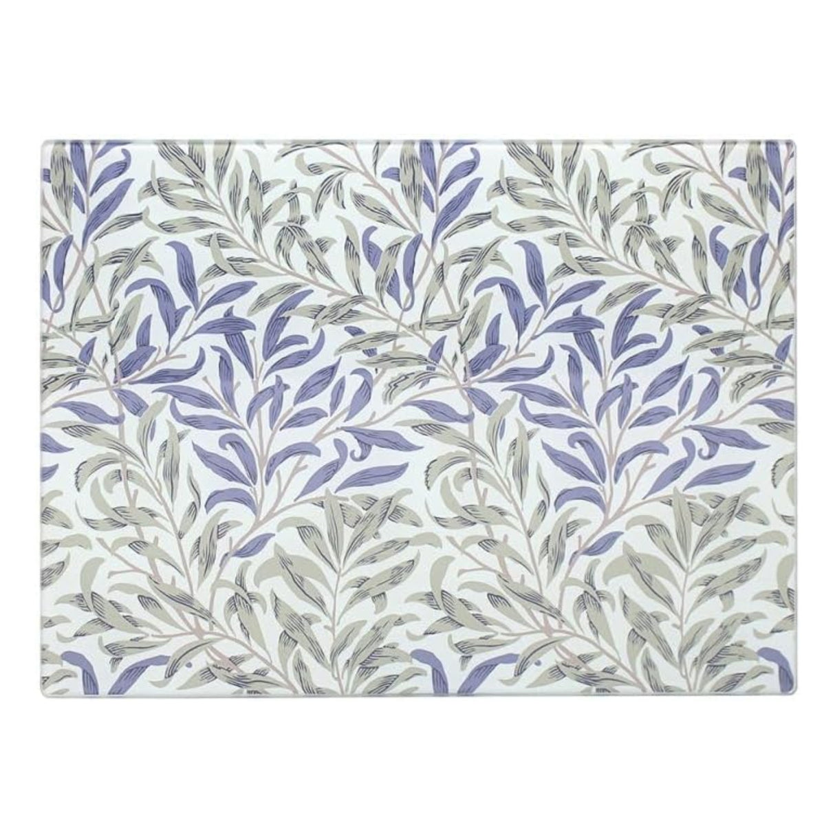 William Morris Glass Chopping/Cutting Board - Willow Bough