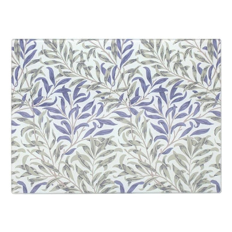 William Morris Glass Chopping/Cutting Board - Willow Bough
