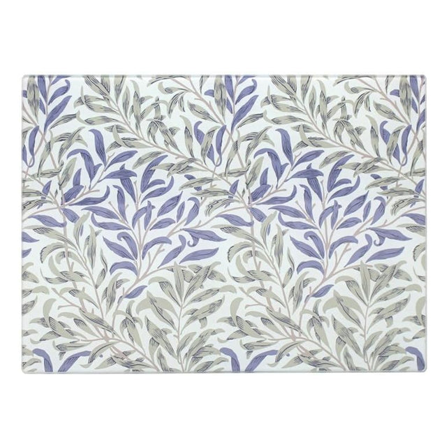 William Morris Glass Chopping/Cutting Board - Willow Bough