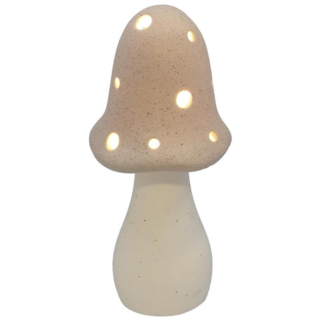 Mushroom Glow Lamp - Grey Matt (Medium)