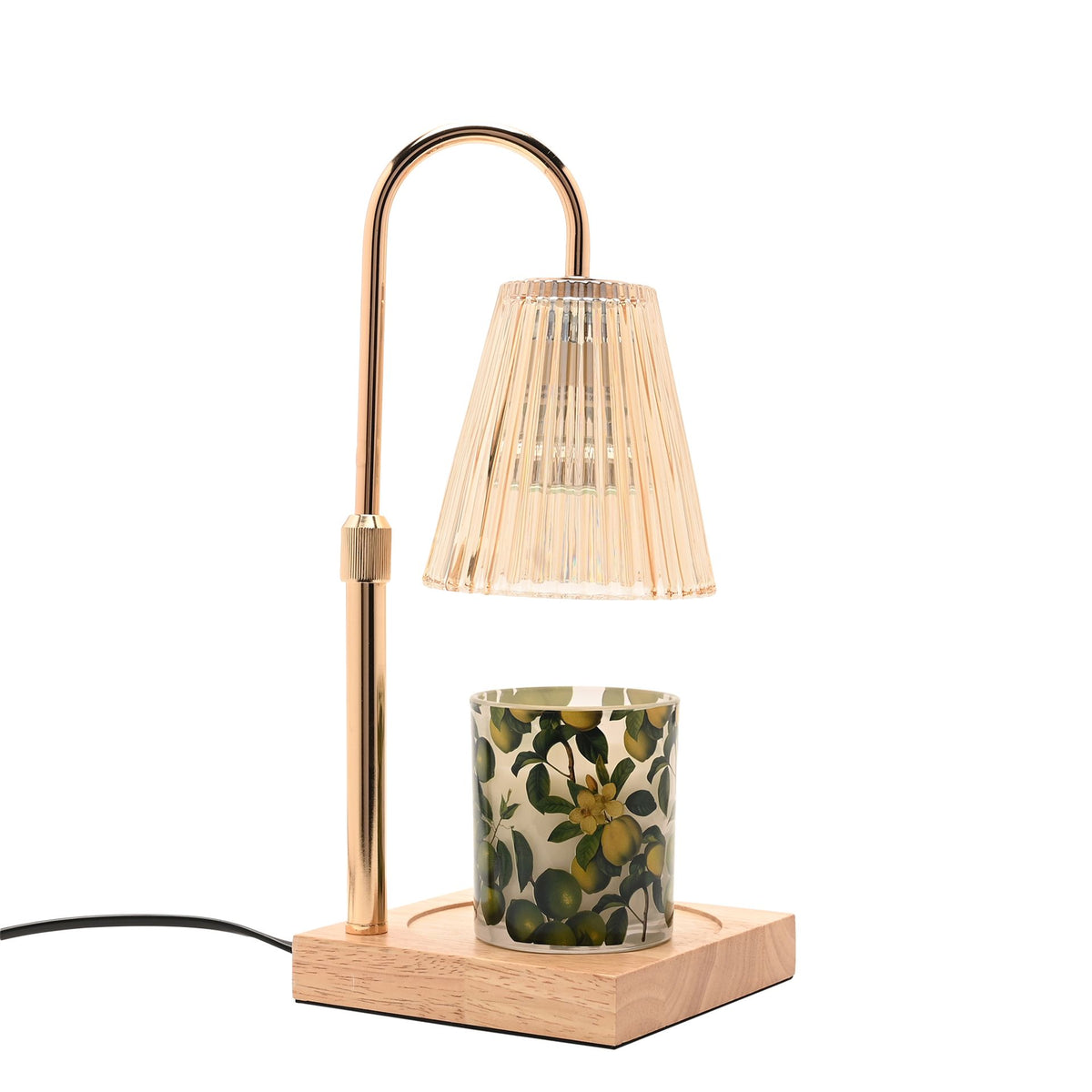 The Wax Company Candle Warming Lamp - Reeded Glass Shade
