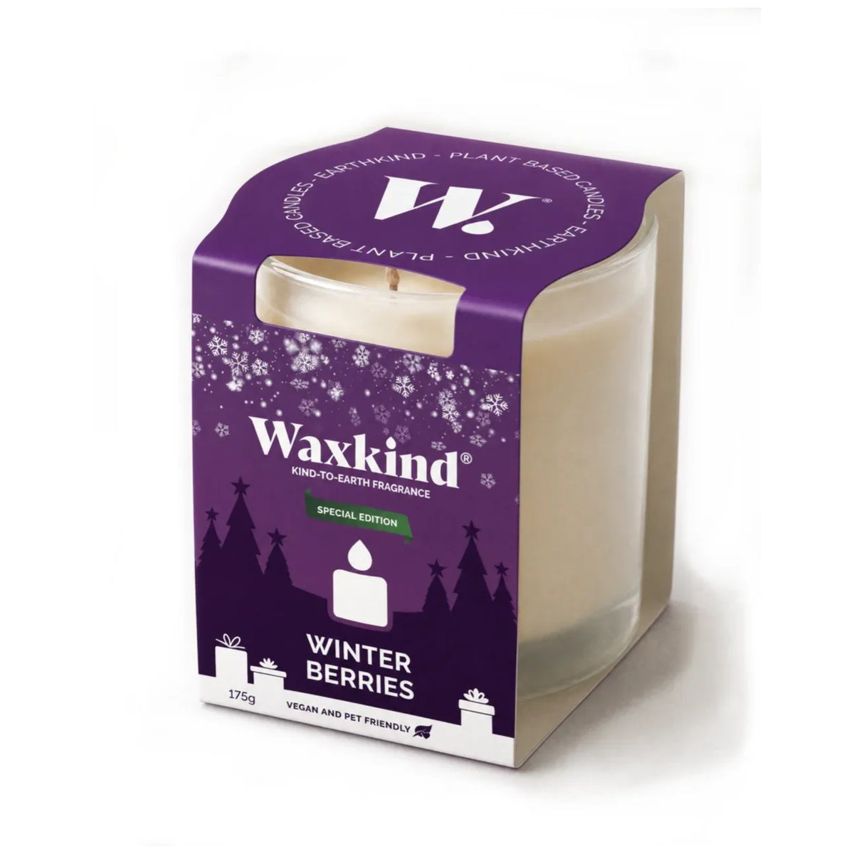 Waxkind Glass Candle - Winter Berries