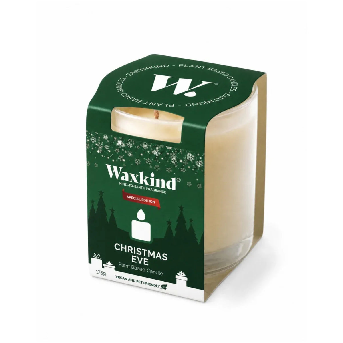 Waxkind Glass Candle - Christmas Eve