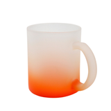 Frosted Glass Gradient Mugs 11oz - Various Colours