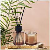 Desire Aroma Ribbed Glass Candle & Diffuser Gift Set - Various Fragrances