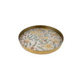 Large Enamel-Coated Metal Bowl – Vintage Fruit Pattern