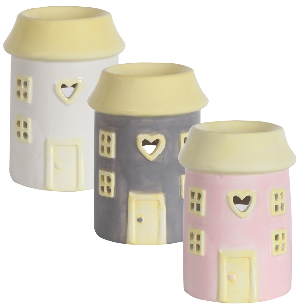 Aroma Round House Wax Melt Burner - Various Colours