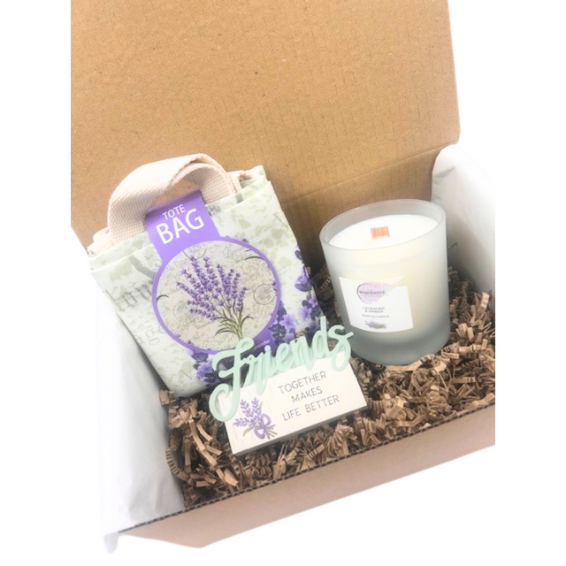 Friends - Lavender Home Fragrance Candle Treat Box Hamper	