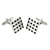 Diamante Mens Dress Cufflinks -  Pink Black or Blue