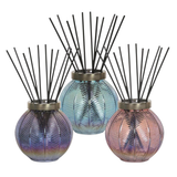 Aroma Ribbed Lustre Glass Reed Diffuser Vases