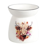 Christmas Aroma Tealight Wax Melter - Highland Cow