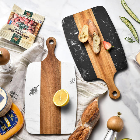 Wood & Marble Chopping Board