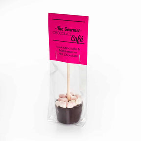 Hot chocolate sticks - dark chocolate & Marshmallow