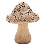Country Living Wood Effect Mushroom Ornament - Various Sizes