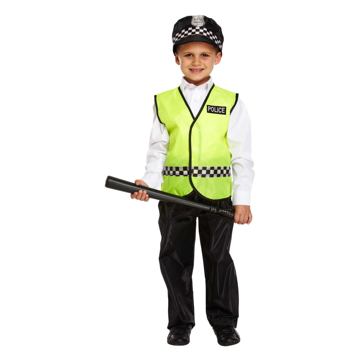 Childs Policeman Fancy Dress Costume Age 7-9 Years