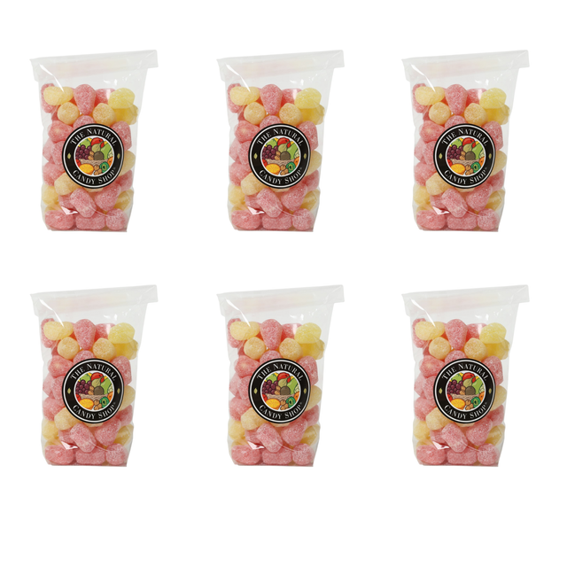 6 x 200g packets of natural candy shop old fashioned pear drops