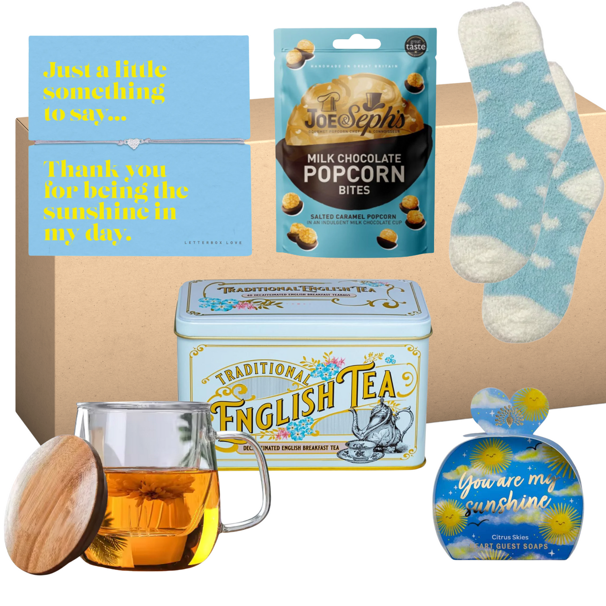 You Are My Sunshine Friend Thank You Mug & Tea Gift Treat Box