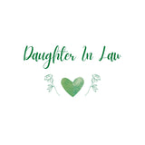 Personalised Custom Heart & Flowers Design Mugs - Green
