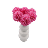 Woodside Home Living 6 Artificial Chrysanthemum Ball Flowers - Various Colours