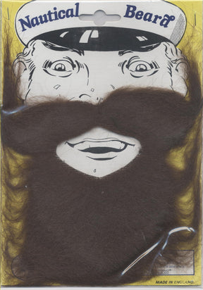 Nautical Beard (Brown) Fancy Dress Accessory