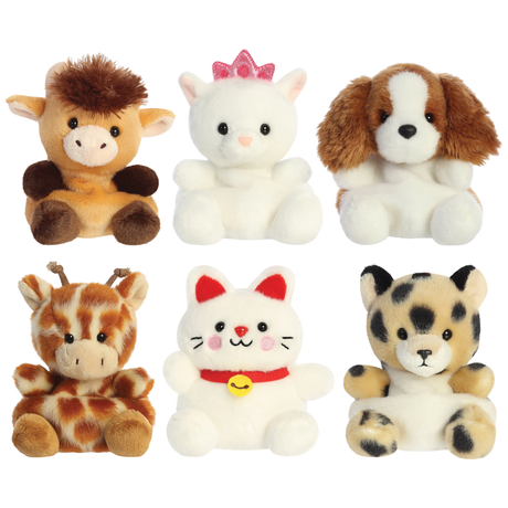 Palm Pals Animal Soft Toy Collection