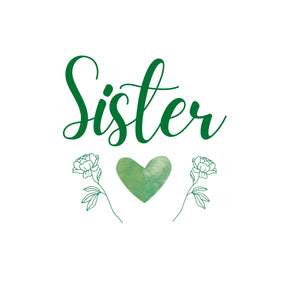 Personalised Custom Heart & Flowers Design Mugs - Green