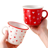 Heart Design Ceramic Mug