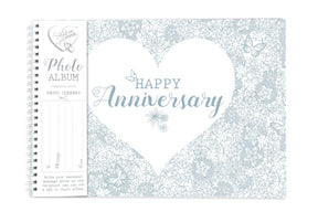 photo album, happy anniversary design