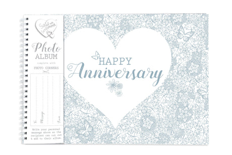 photo album, happy anniversary design