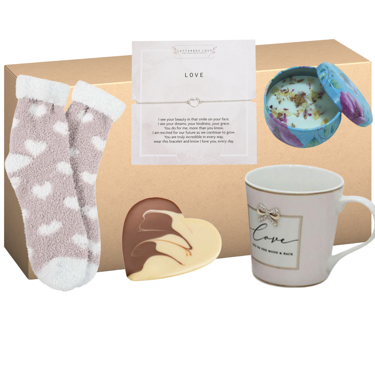 Love Mug Keepsake Gift Treat Box 