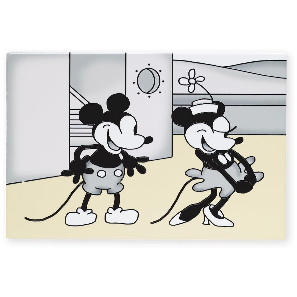 Art of Arora Steaming Ahead Mickey & Minnie Ceramic Tile 30cm x 20cm  - Various Designs