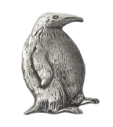 English Pewter Tie Pin or Lapel Badge - Penguin