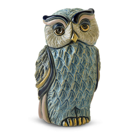 De Rosa Turquoise Owl Figurine
