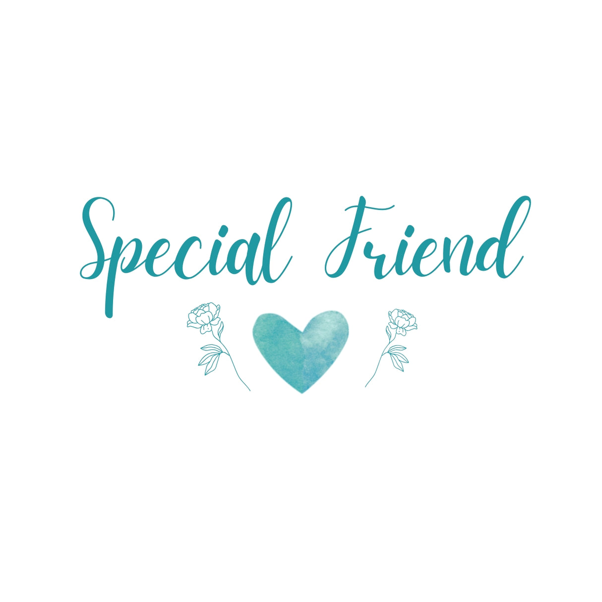 Heart & Flowers Design Mugs - Teal
