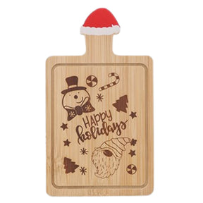 Christmas Cheer Mini Serving Boards - happy holidays